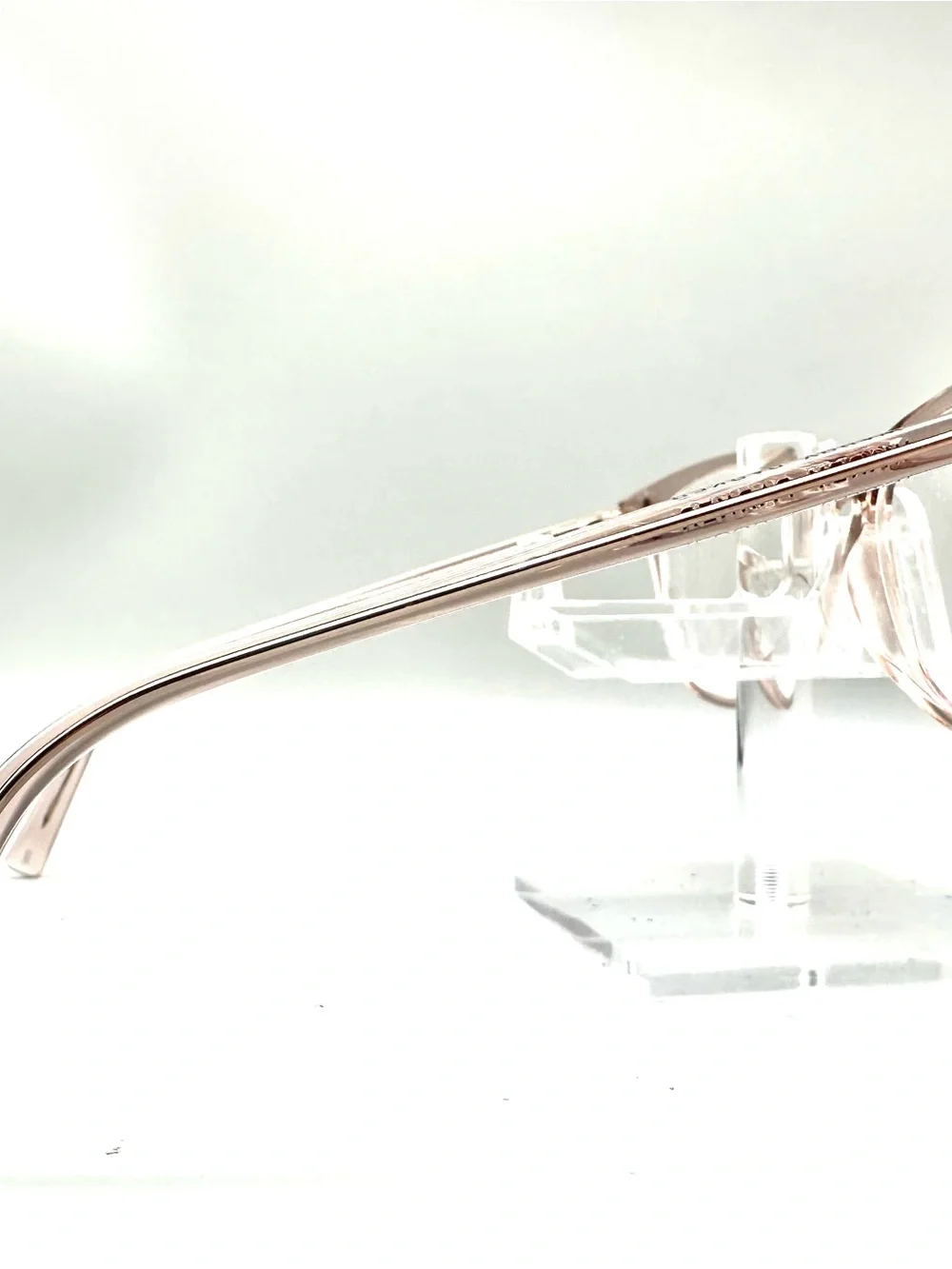 Warby Parker Durand XW LBF 668 Eyeglasses Rose Water Crystal Pink 53-20-150